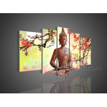 Handgemachtes Buddha-Ölgemälde auf Segeltuch für Dekor (BU-011)